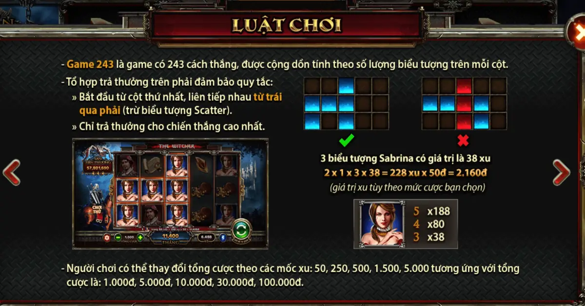 Luat choi no hu The Witcher Go88 cho tan thu