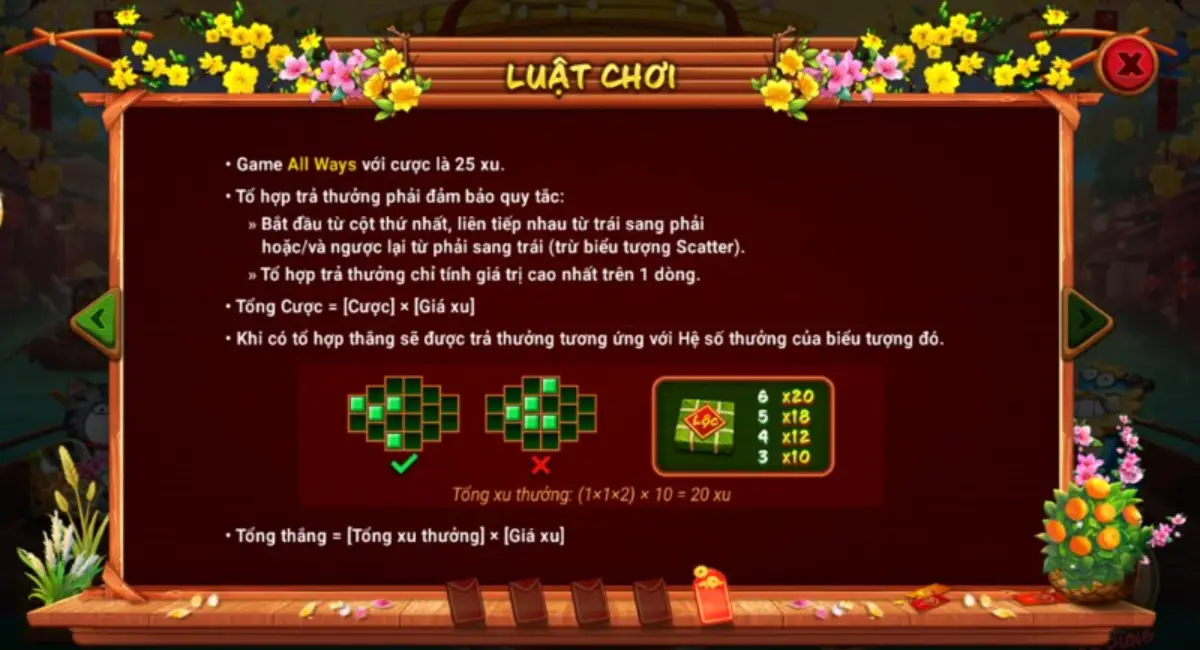 Luat choi sac xuan cho tet tai cong game Go88