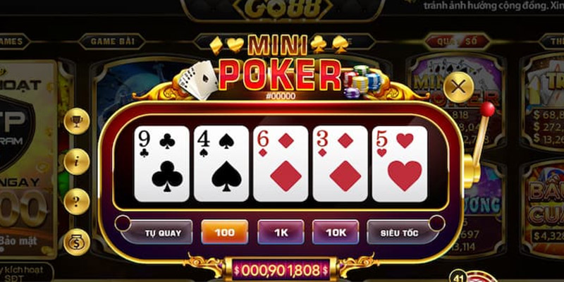 Mini Poker Go88 Slot game đỉnh cao