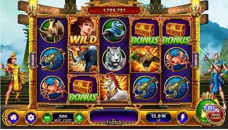 Luật chơi chi tiết của slot sơn tinh thủy tinh tại link tải Go88